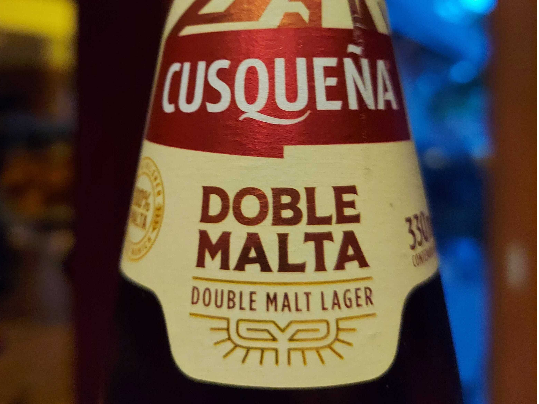 Cusqueña Doble Malta lager