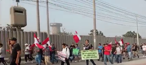 Backus workers on strike